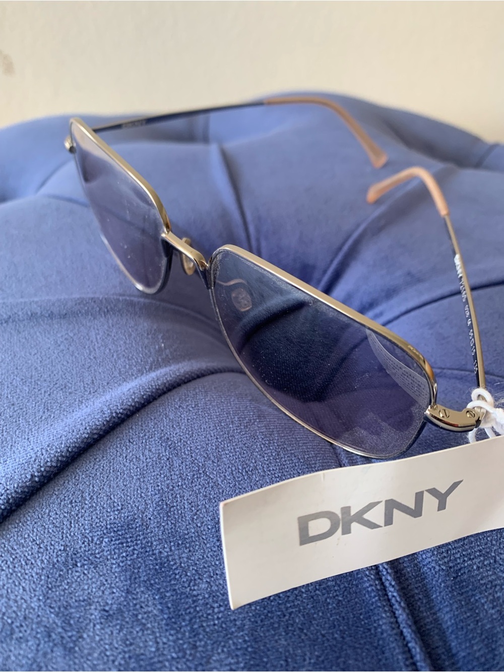 DKNY Gold-Trim Sunglasses